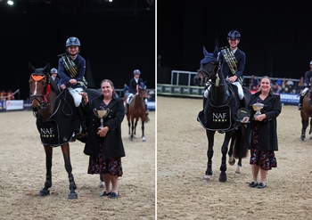 Emily Morris and Mollie Smith Crown a Sparkling Start to HOYS in  NAF Five Star League Championships